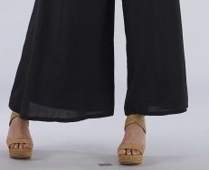 Luna Luz: Feather Light High Waisted Cotton Pant (Ships Immed, 1 Left!