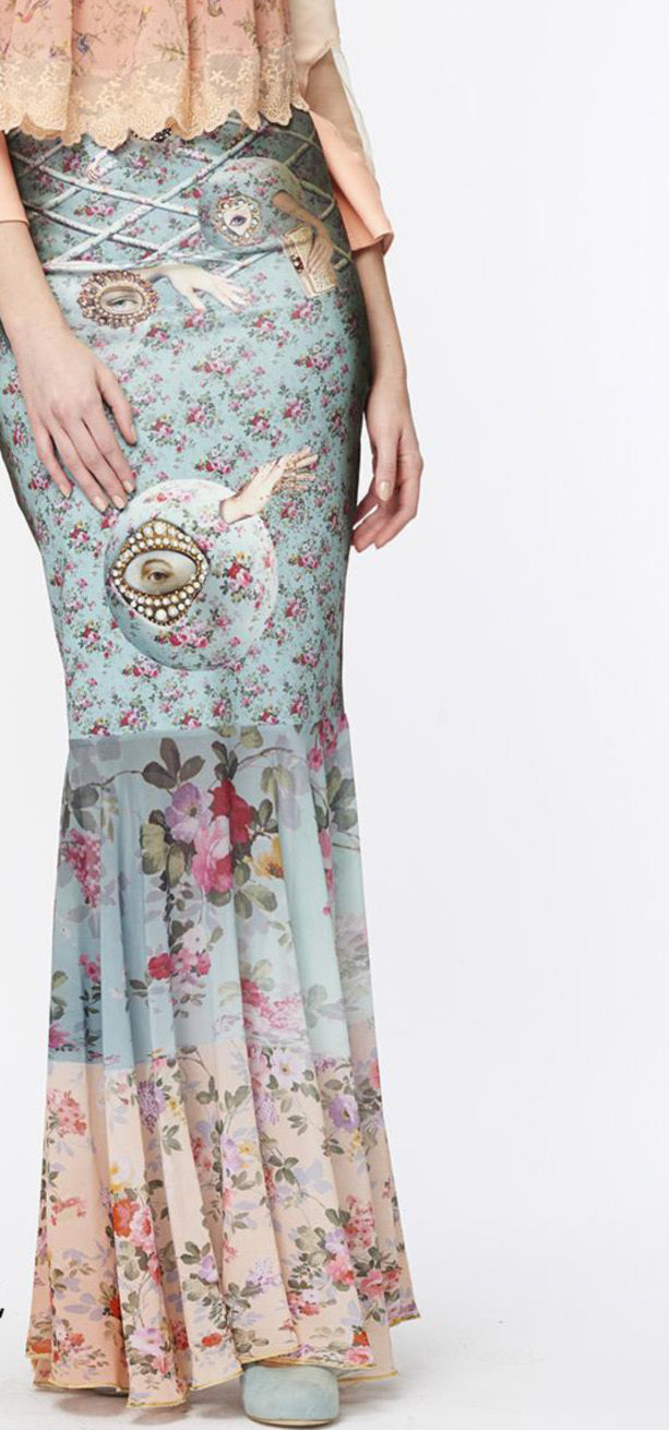 IPNG: Incredibly Beautiful Eyes On You Chiffon Flute Skirt SOLD OUT