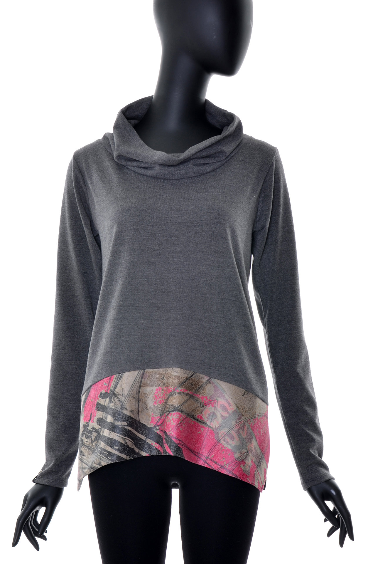 Volt Design: Pink Forest Asymmetrical Art Tunic (Ship immed, 2 Left!) VD_362_PBC_C_N
