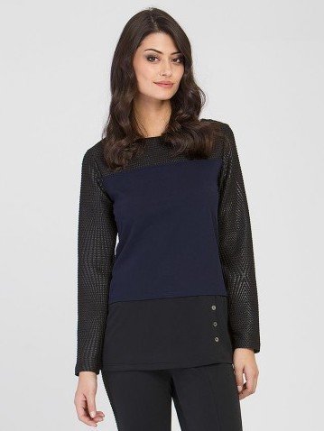 Maloka: Jazzy Mixed Media Tunic SOLD OUT