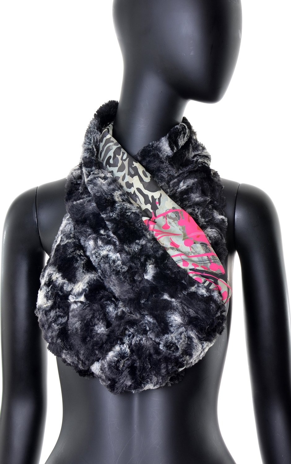 Volt Design: Pink Forest Abstract Art Infinity Scarf (2-Sided) SOLD OUT