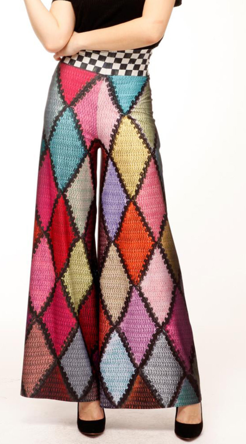 IPNG: Diamond Knit Illusion Flare Pant