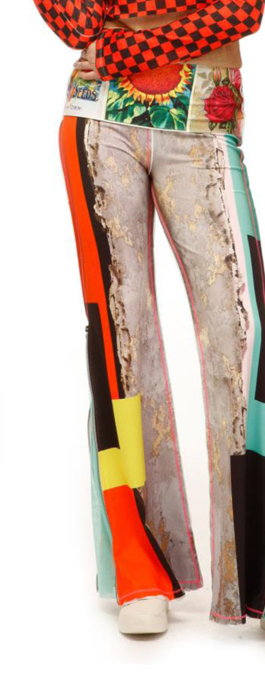 IPNG: Sunflower Perfume Buckets Illusion Flare Pant