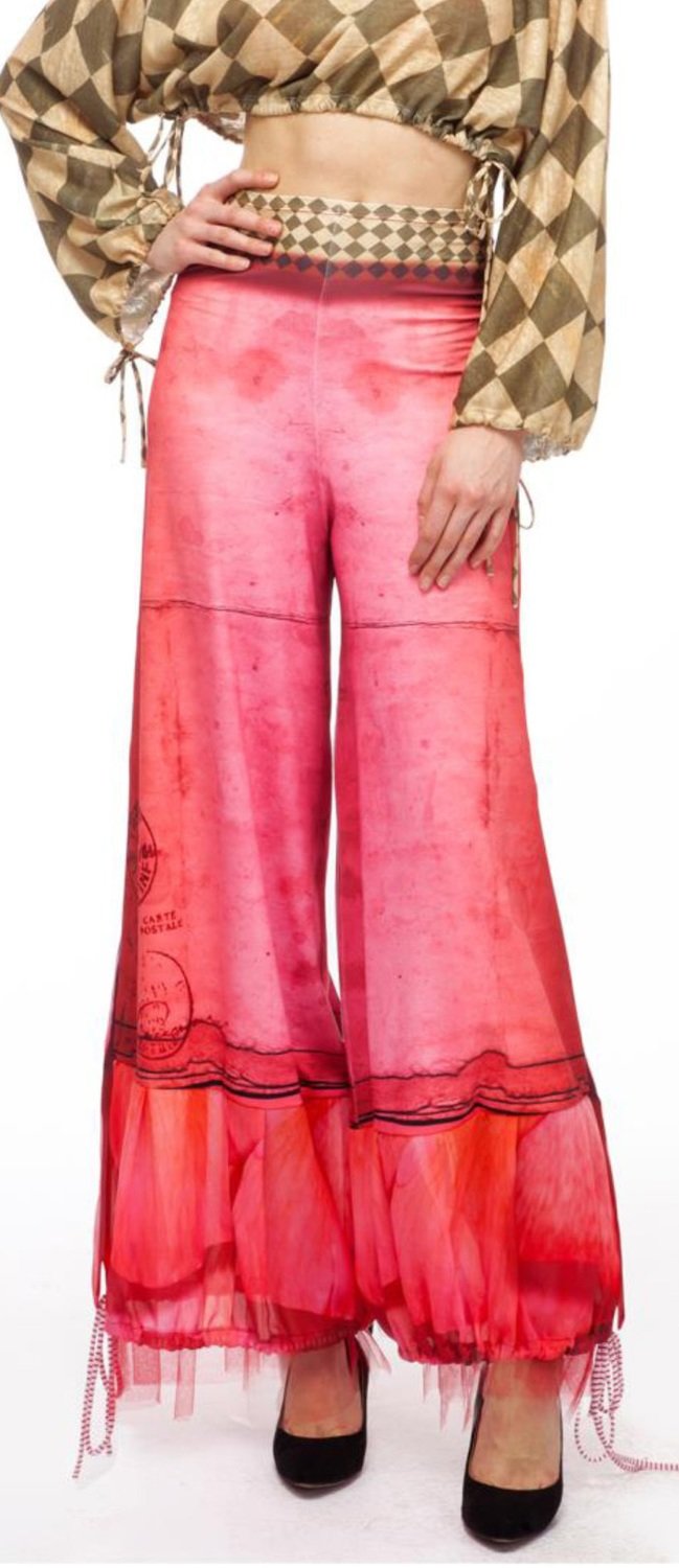 IPNG: Hearts & Daggers Tied Hem Flare Pant