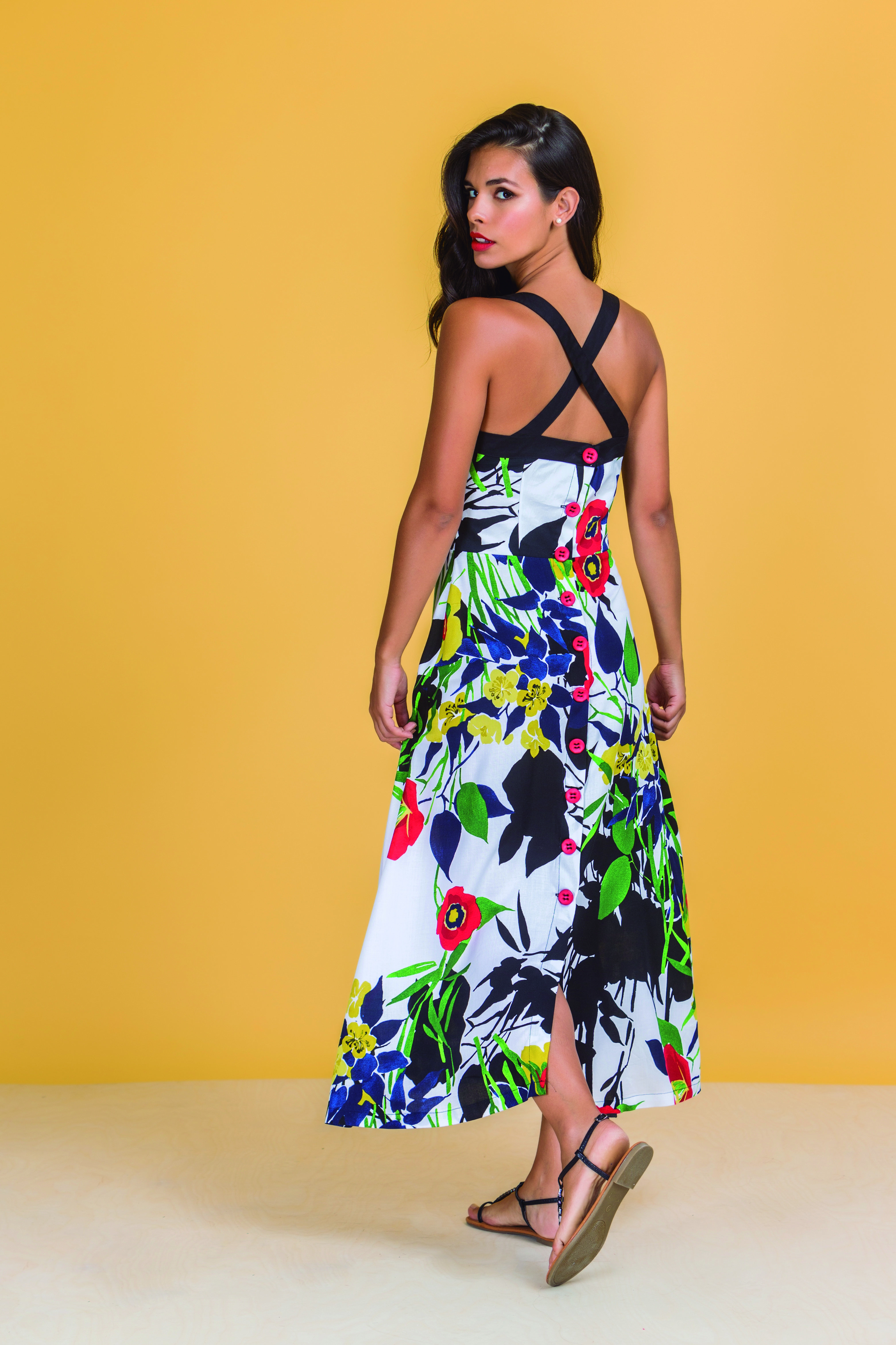 Paul Brial: Backwards Garden Maxi Dress (2 Left!) PB_EDEN_N5
