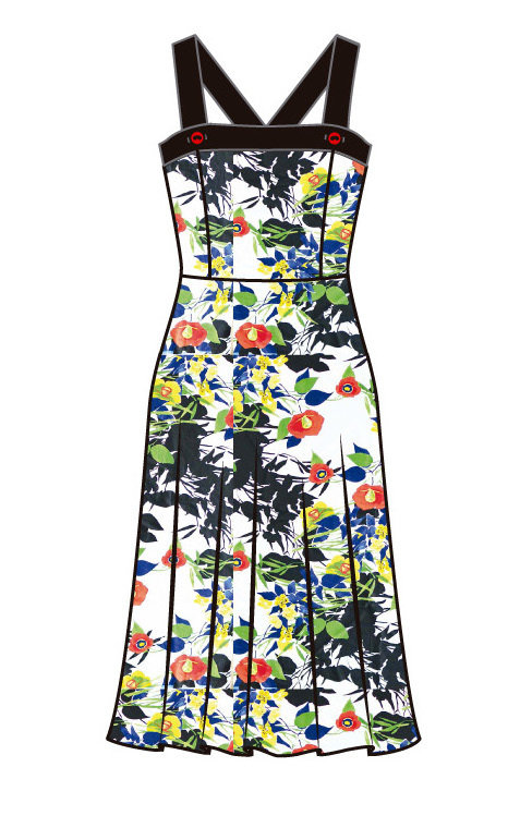 Paul Brial: Backwards Garden Maxi Dress (2 Left!)