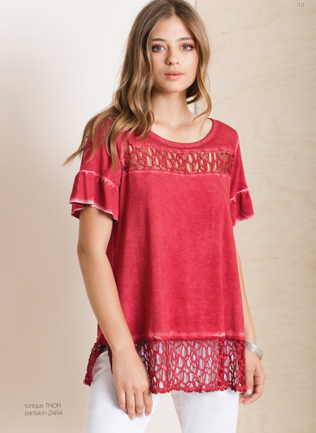 Maloka: Tulip Sleeves Crushed Comfy Cotton Tunic (Only Fuschia Left!)