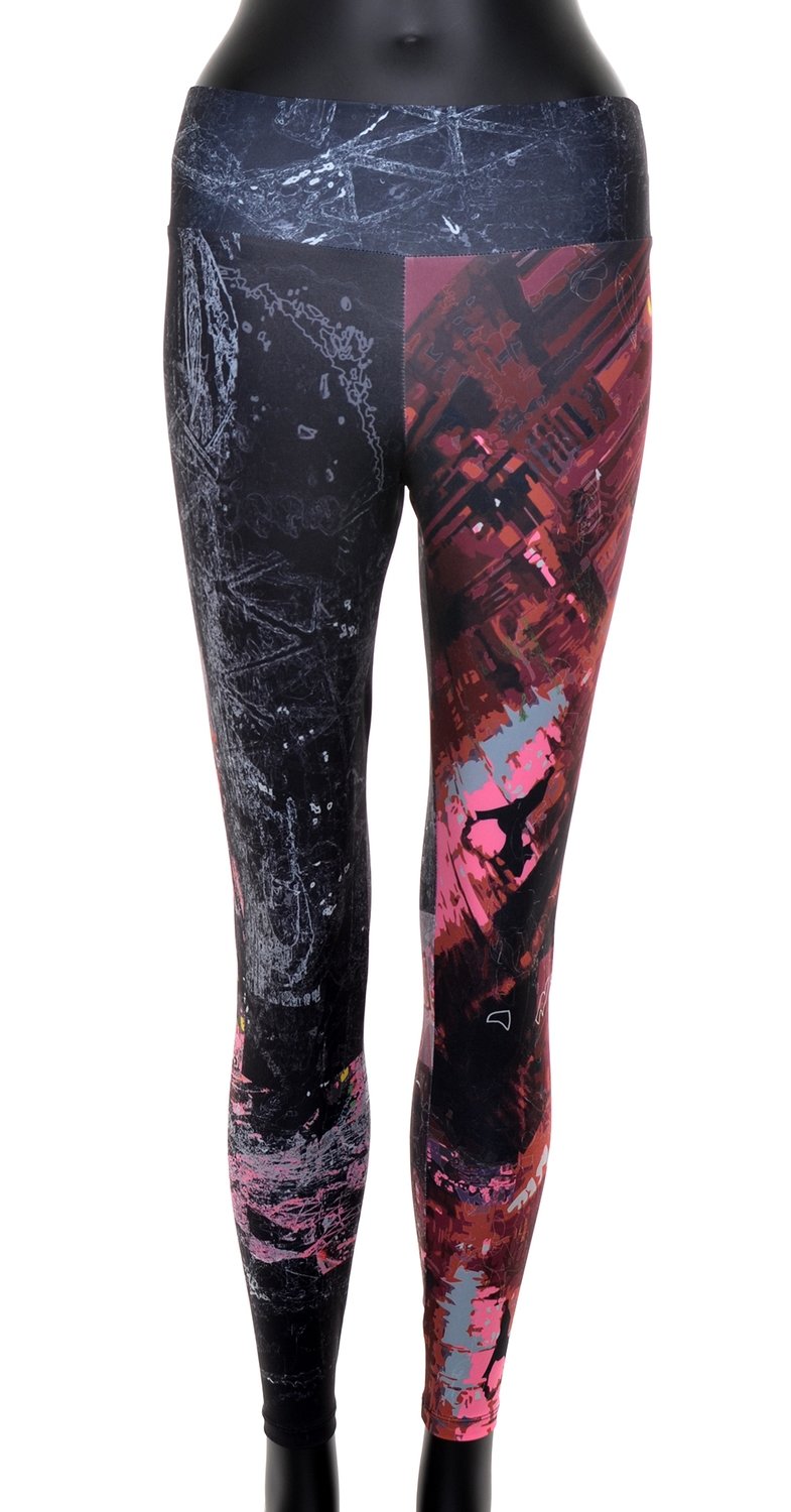 Volt Design: City Of Pink Roses Optical Illusion Art Legging SOLD OUT