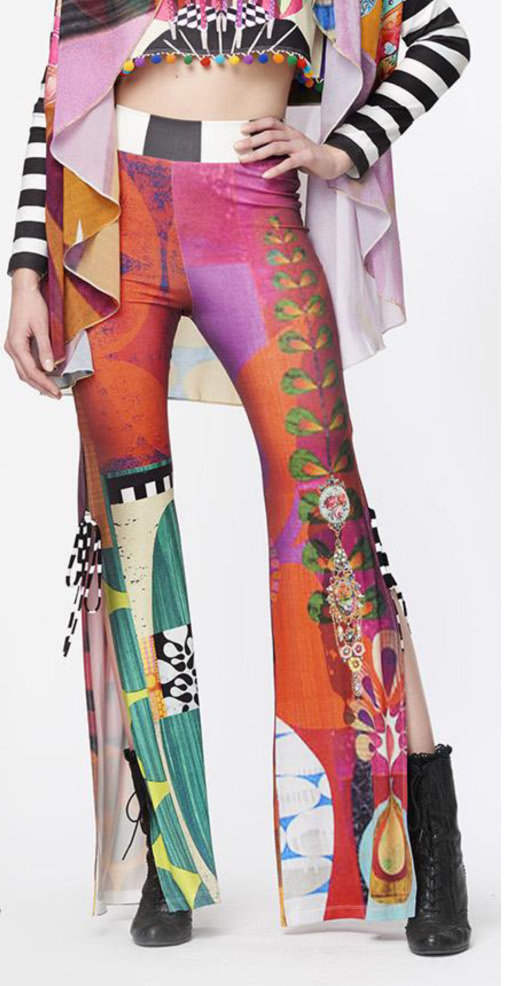 IPNG: Colorium Of Lotus Petals Cut Out Flare Pant SOLD OUT
