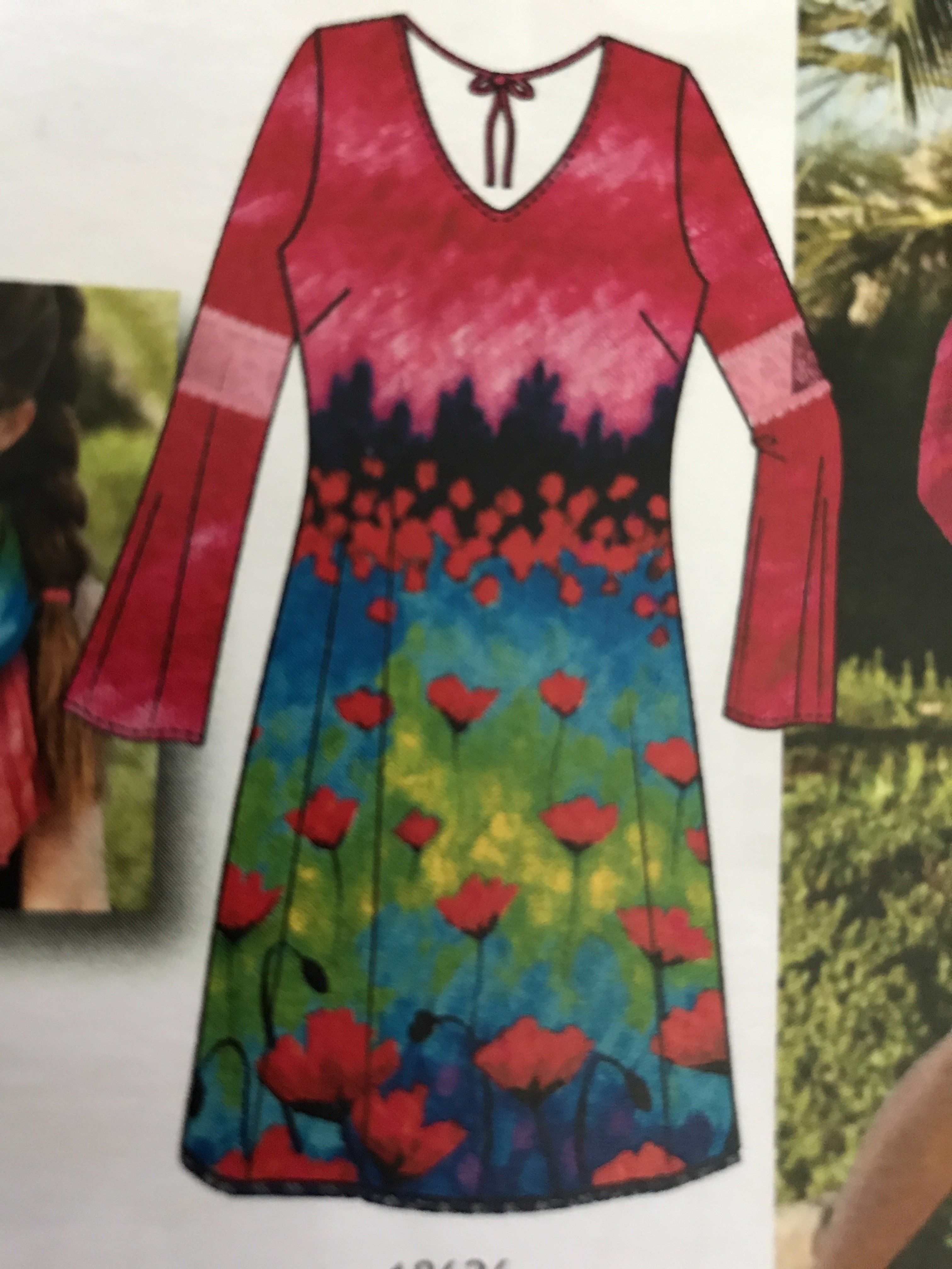 Simply Art Dolcezza: Fuschia Pink Indigo Painting Art Dress SOLD OUT