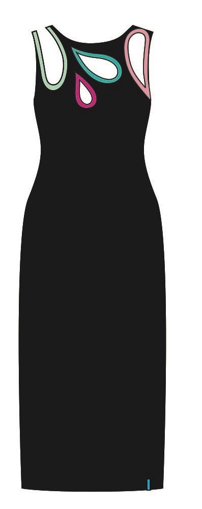 Pygmees Paris: Sexy Shizuku Maxi Dress (1 Left!) TT1753L_N