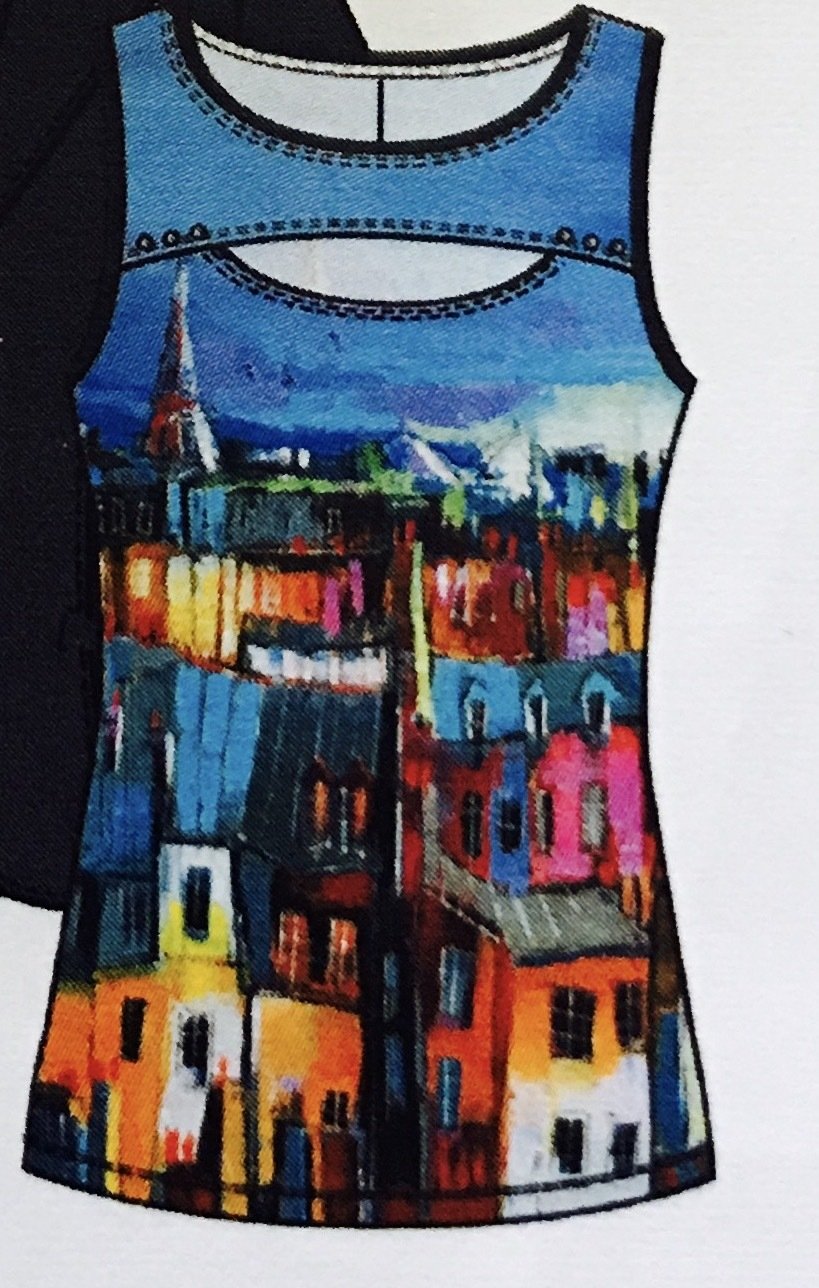Simply Art Dolcezza: Colors Of Fairytale Chateaus Keyhole Tunic SOLD OUT