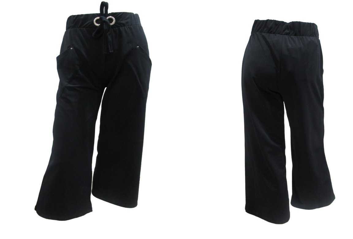 Maloka: Crisp Comfort Wide Leg Pocket Pant
