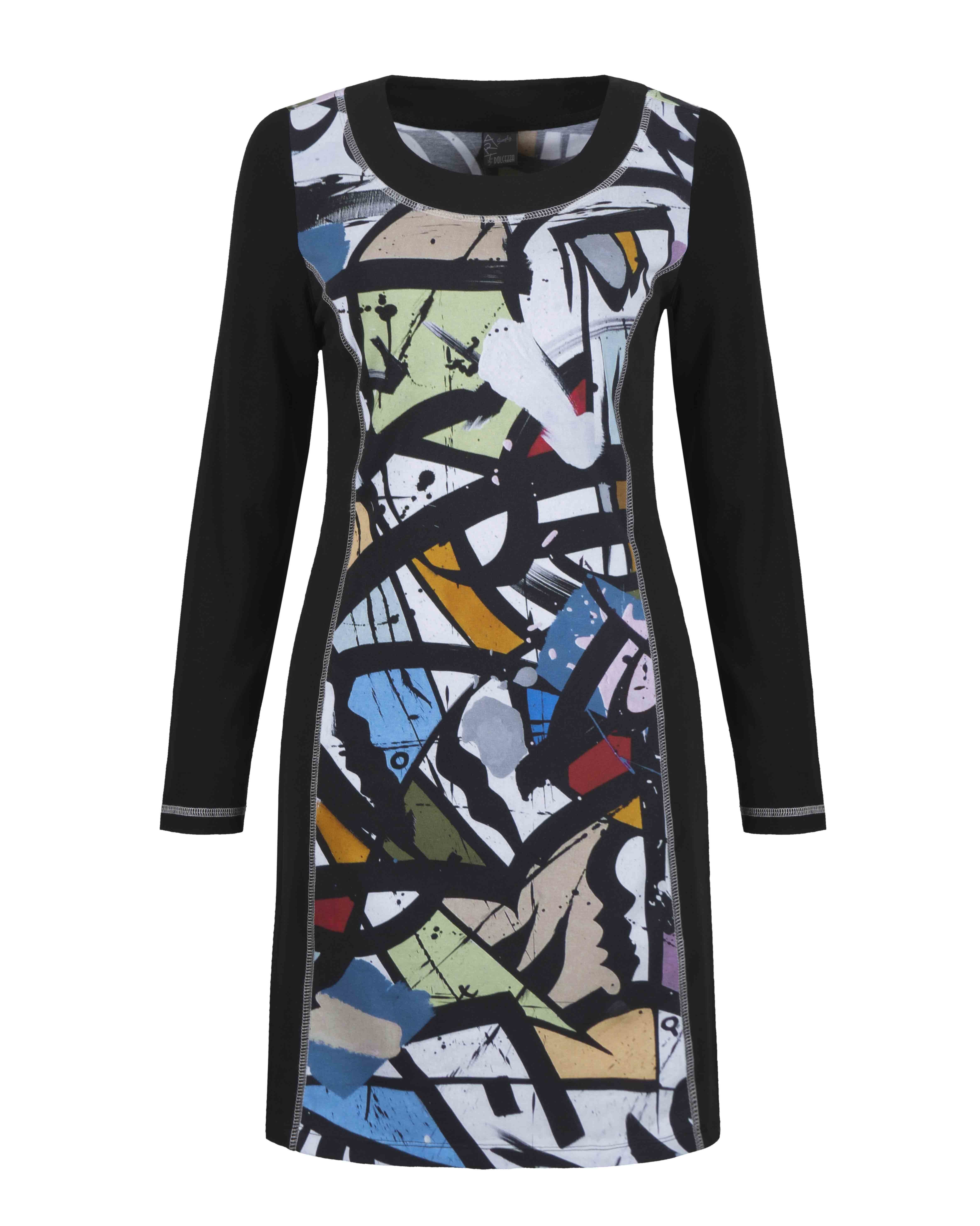Simply Art Dolcezza: Gorgeous Graffiti Art Cotton Knit Dress/Tunic SOLD OUT