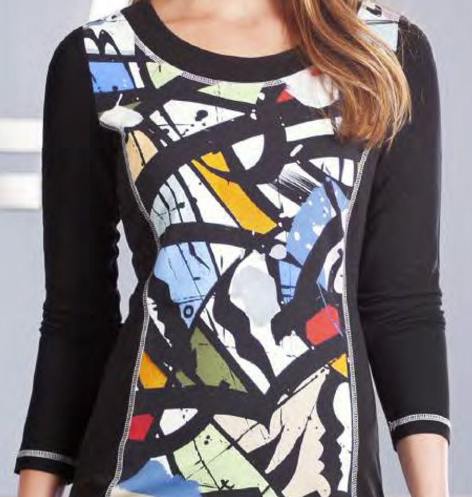 Simply Art Dolcezza: Gorgeous Graffiti Art Cotton Knit Dress/Tunic SOLD OUT