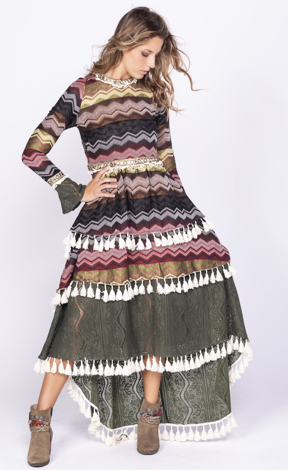 Savage Culture: Layers Of Boho Fun Dress Chambal SOLD OUT