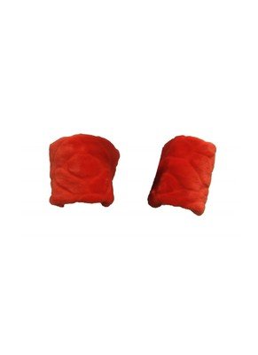 Maloka: Faux Fur Rosette Wrist Cuffs (Few Left!)