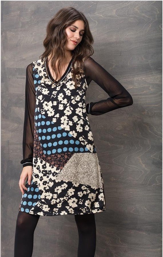 Maloka: Romantic Asymmetrical Petal Pieced Slip Dress SOLD OUT