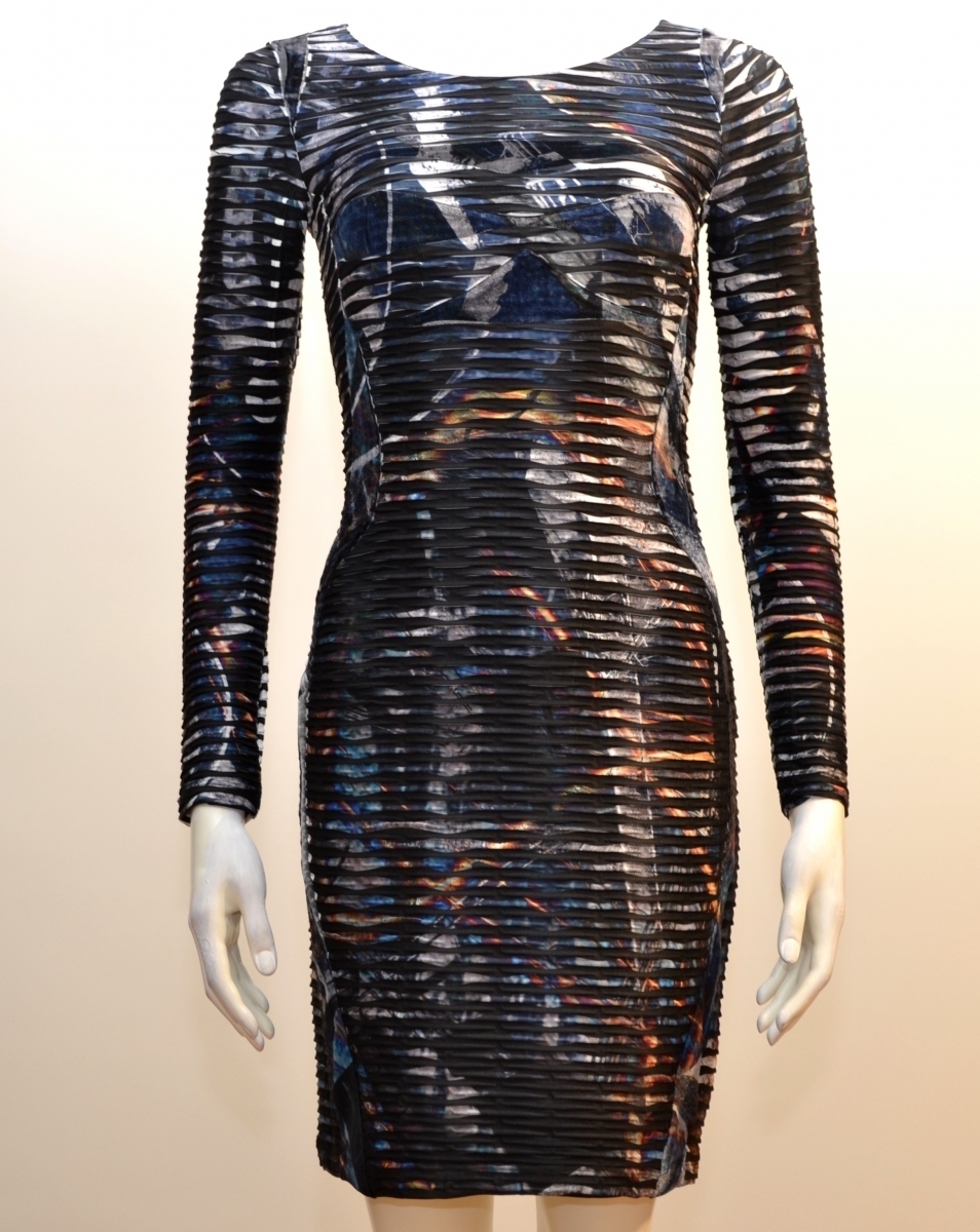 Eroke Italy: Crinkled Lightning Storm Dress (1 Left!)