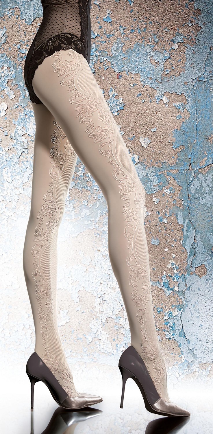 Fiore: Delicious Creme Brulee 3D Microfibre Tights SOLD OUT