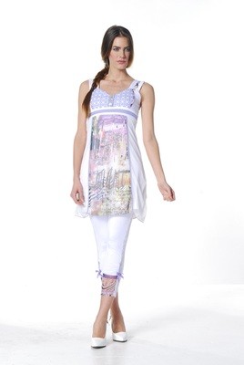 Les Fees Du Vent Couture: Radiant Pastel Princess Tunic (3 Left!)