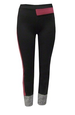 Maloka: Diamond Twist Tweed Legging (Only Black Left, More Arrived!)