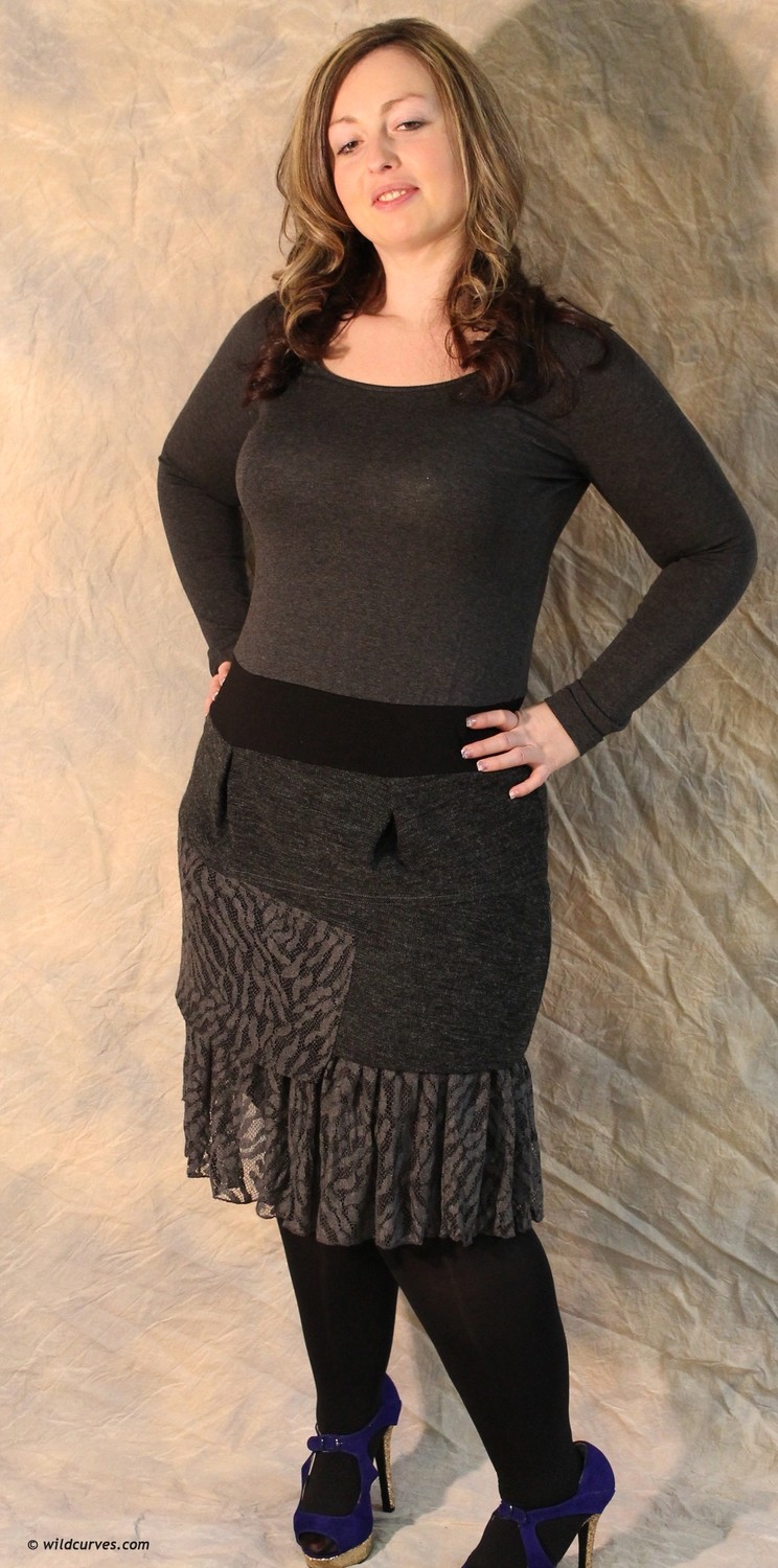 Alain Murati Paris Shades of Grey Lace Dress/Tunic (2 piece) SOLD OUT