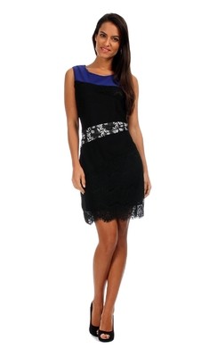 L33 Paris: Shades Of Midnight Petals Dress (1 Left!)