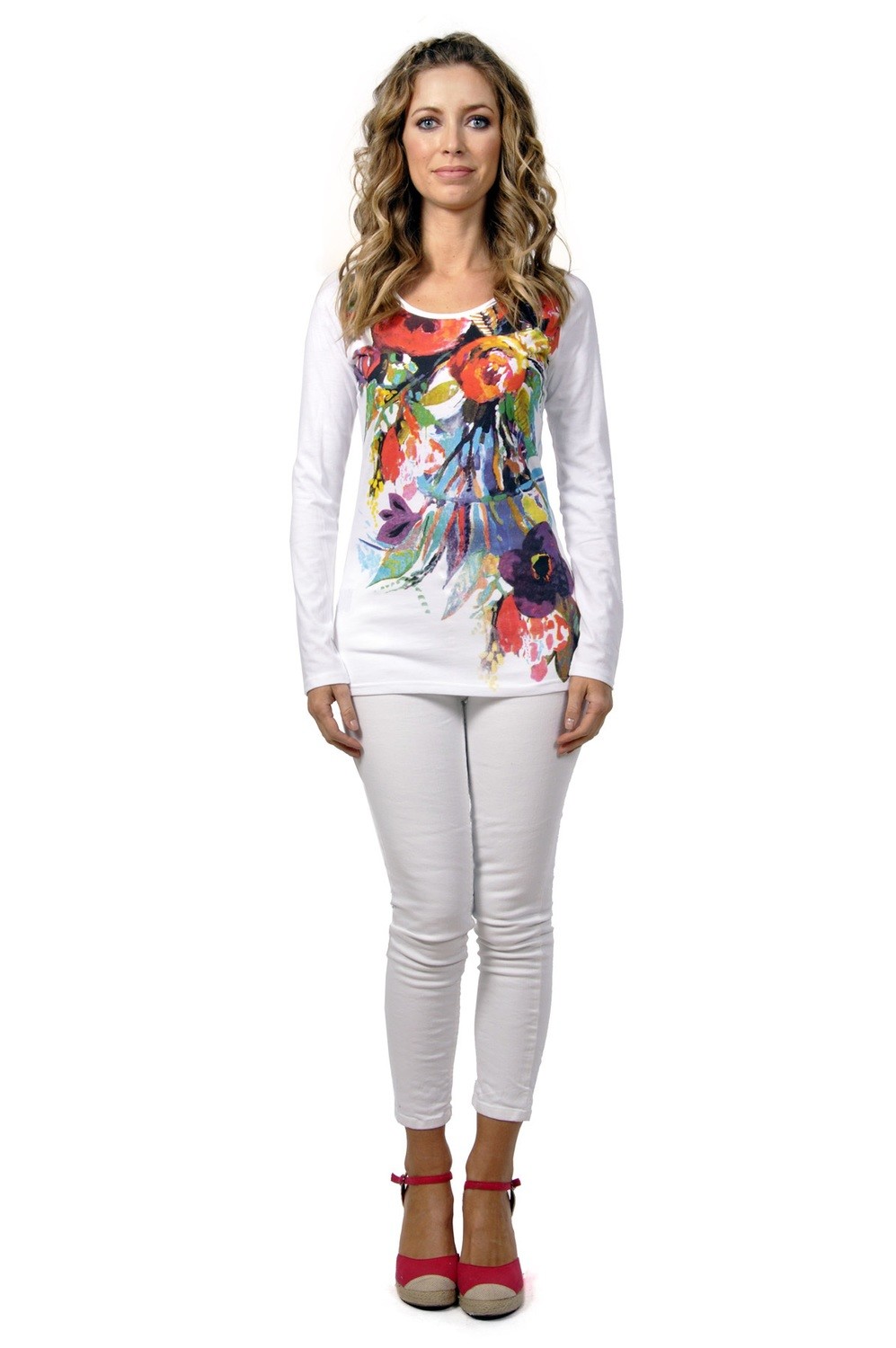 Savage Culture: Tropical Rose Crush Long Sleeve Charlize Tunic SOLD OUT