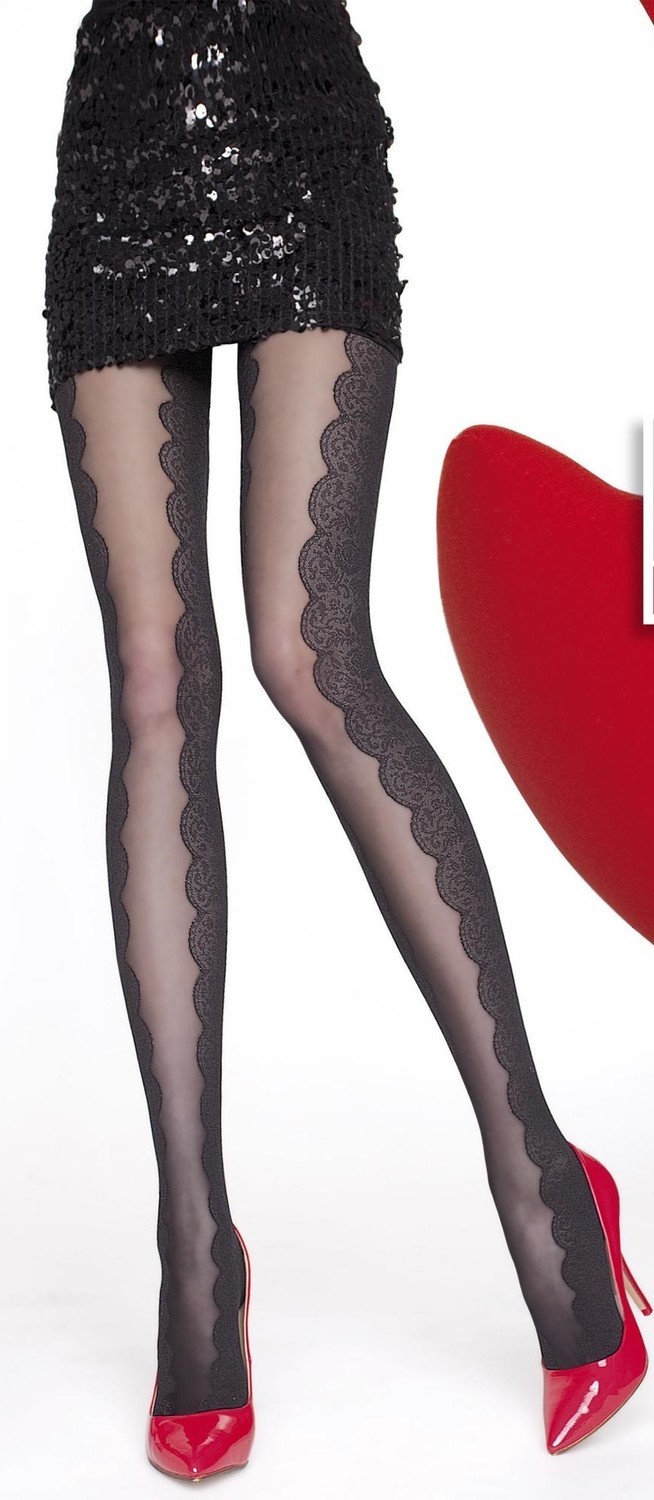 Fiore: Flower Wave Semi Opaque Tights SOLD OUT