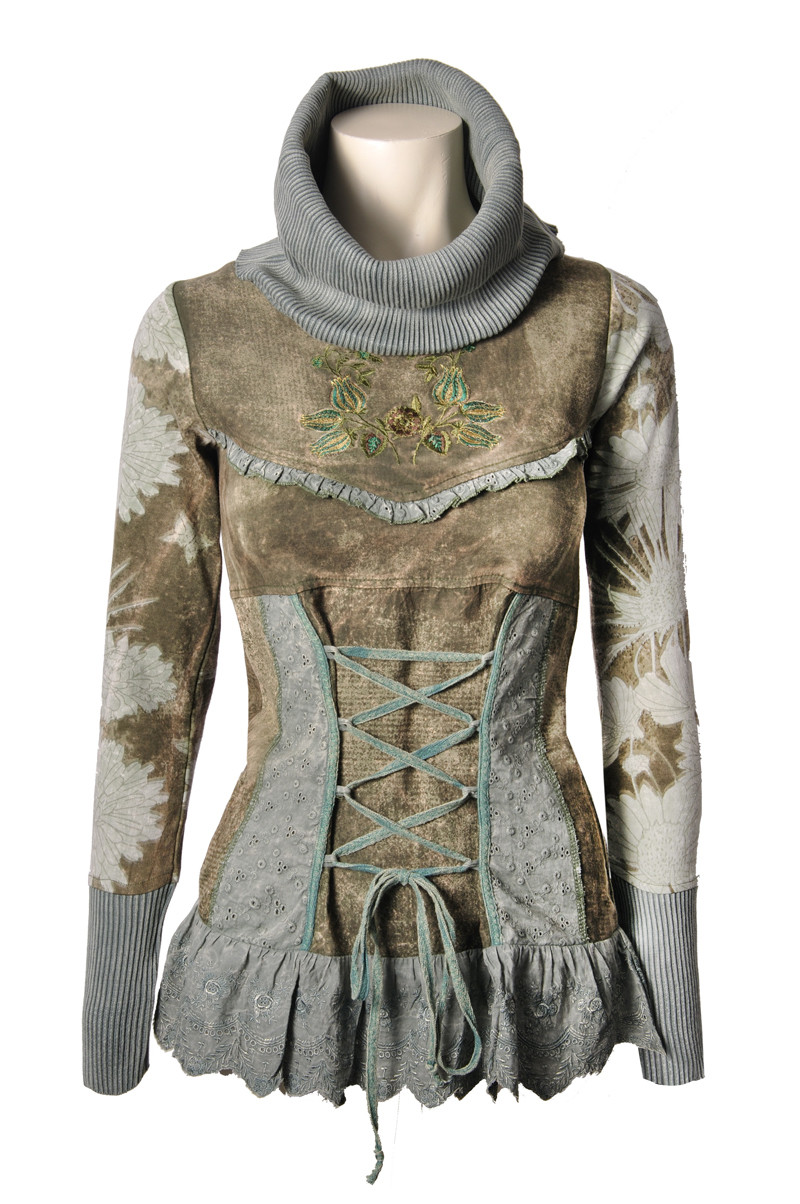 Savage Culture: Polished Leila Corset Sweater SOLD OUT