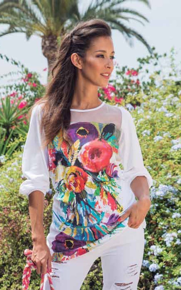 Savage Culture: Tropical Rose Crush Charlize Tunic