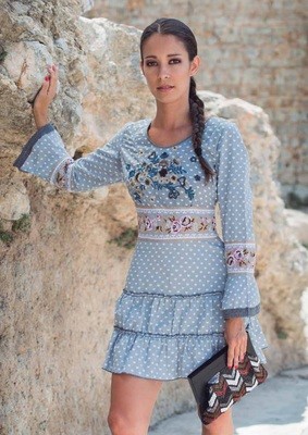 Savage Culture: Lovely Lola Embroidered and Ruffled Sundress Savage Culture: Lovely Lola Embroidered and Ruffled Sundress