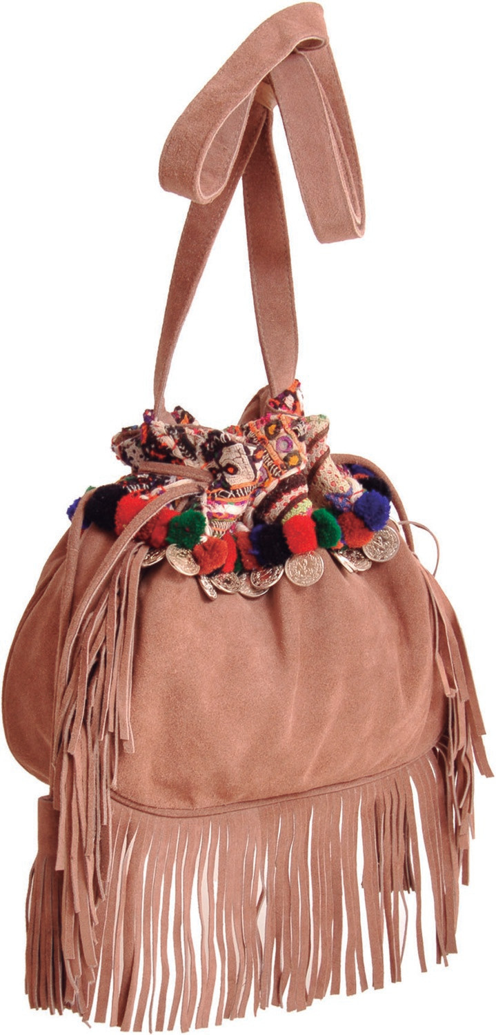 Savage Culture: Truffle Pompoms Leather Handbag Tibet SOLD OUT