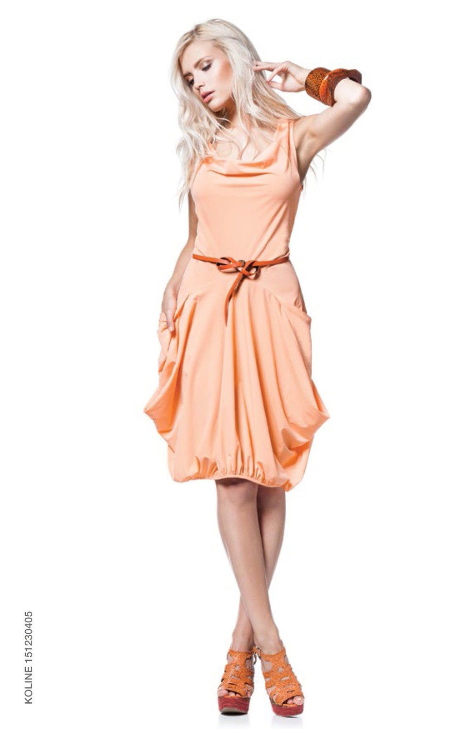Maloka: Wild Apricot Dress SOLD OUT