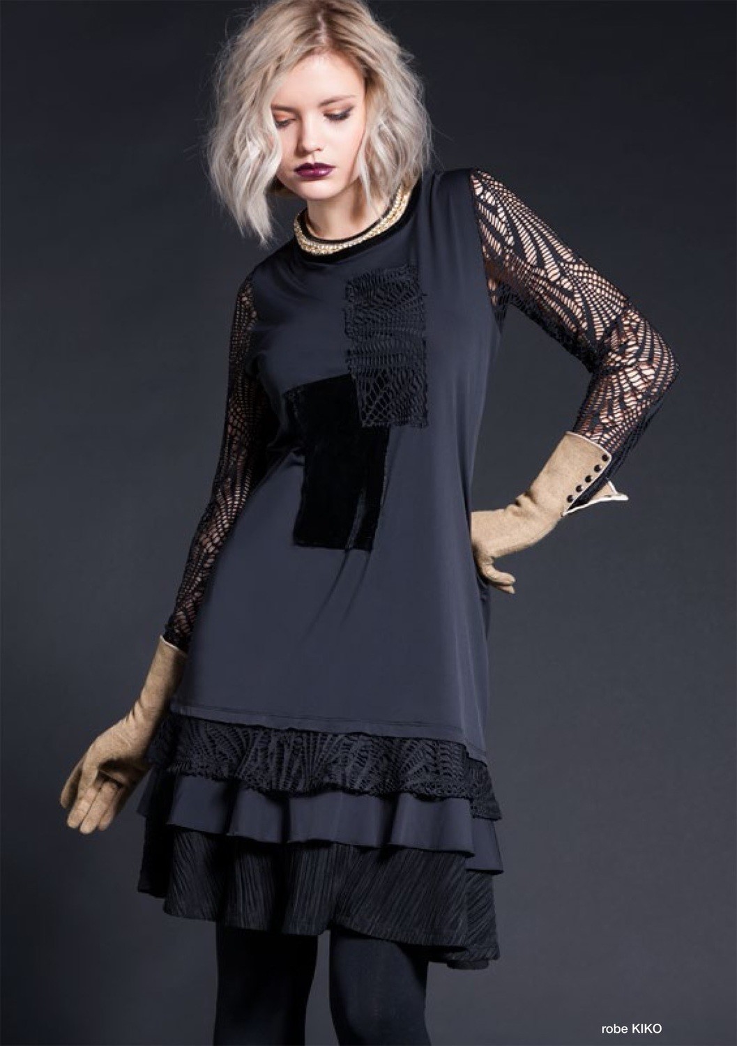 Maloka: Black Diamond Dress SOLD OUT