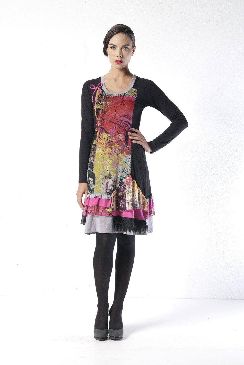 Les Fees Du Vent Couture: Colors Of The Boulevard Dress SOLD OUT