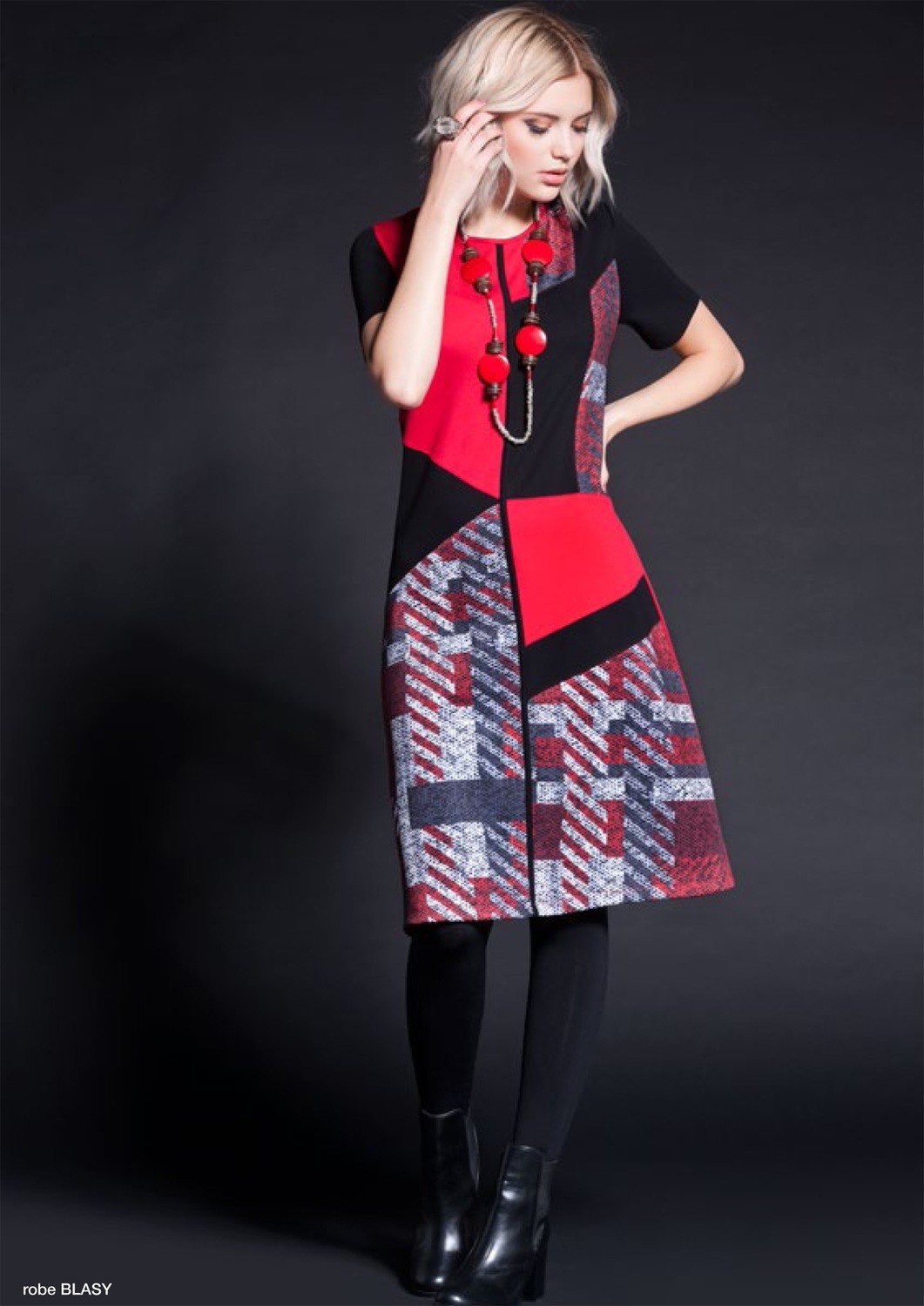 Maloka: Cotton Checkered Crush Dress (Only in Martini, 1 Left!)