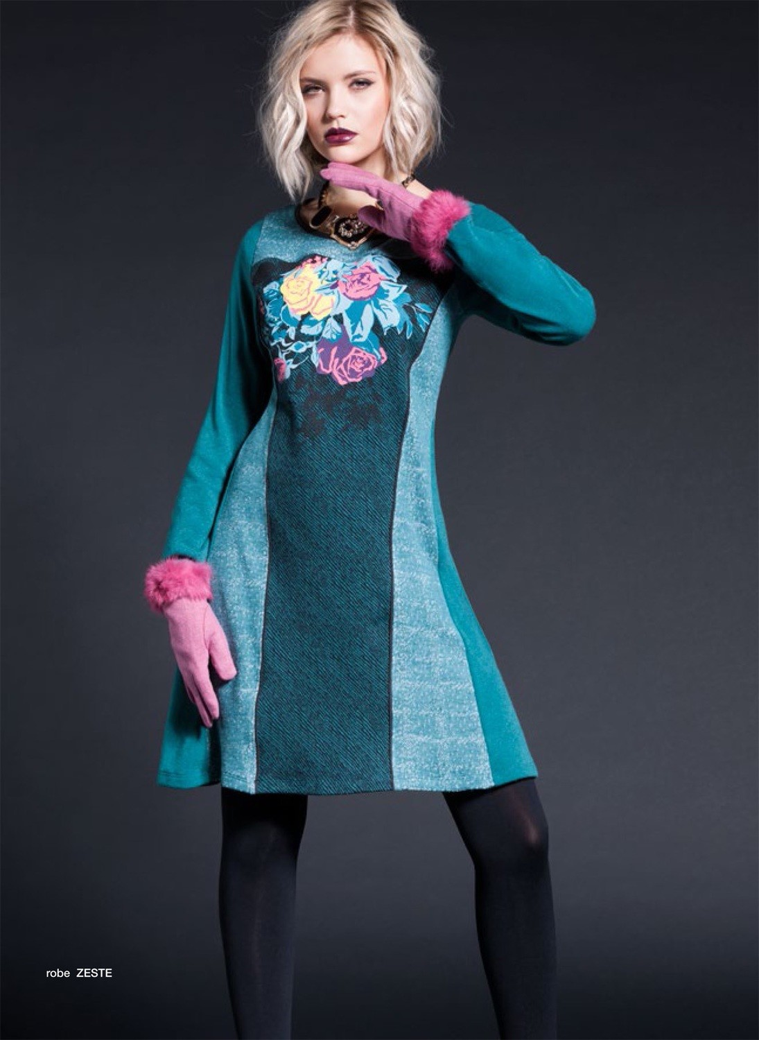 Maloka: Fantasy Forest Jacquard Bouquet Dress