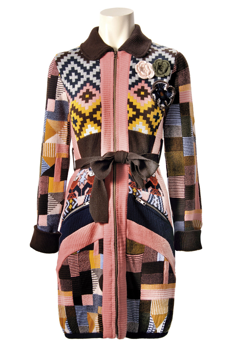 Savage Culture: Chic Woolen Coat Odelia