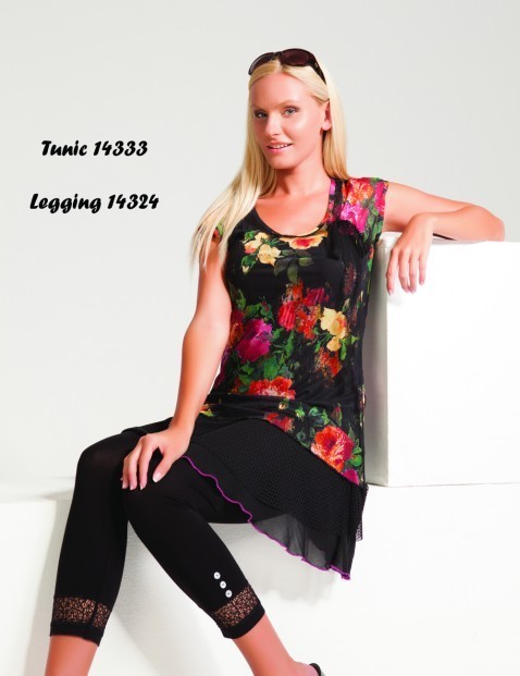 Dolcezza: Triple Layered Lace &amp; Net Tunic/Mini Dress (Can be worn Apart)
