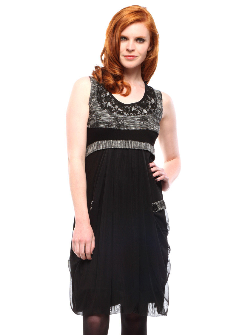 Double Jeu Paris Dress: Embroidered Flower Lace Dress (Almost Gone!)