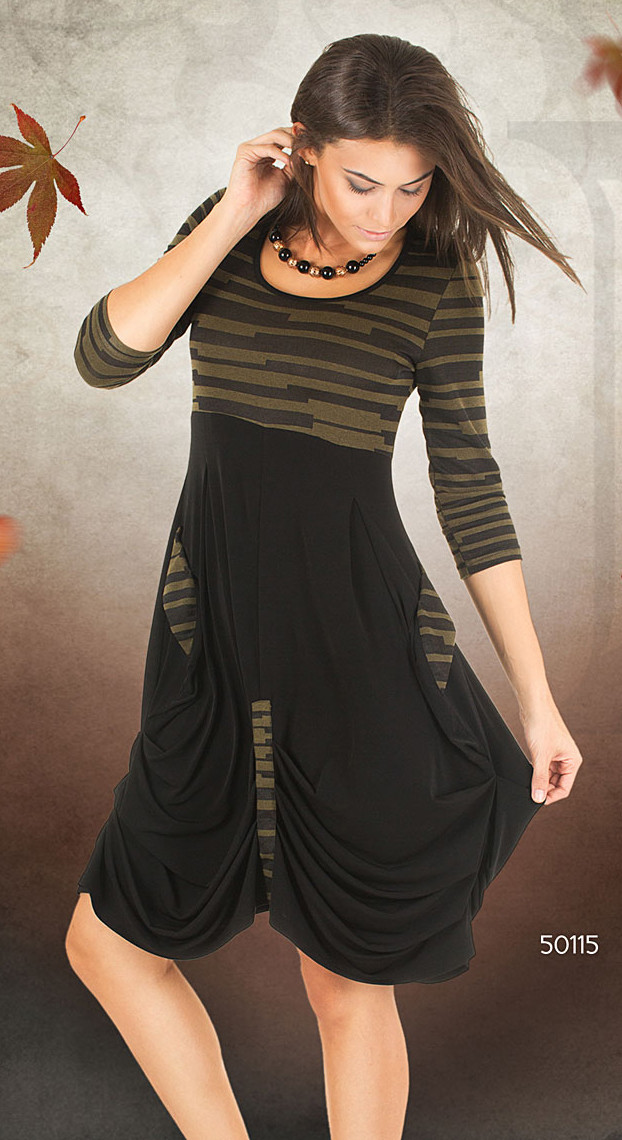 Dzhavael Couture: Olive Martini Dress SOLD OUT