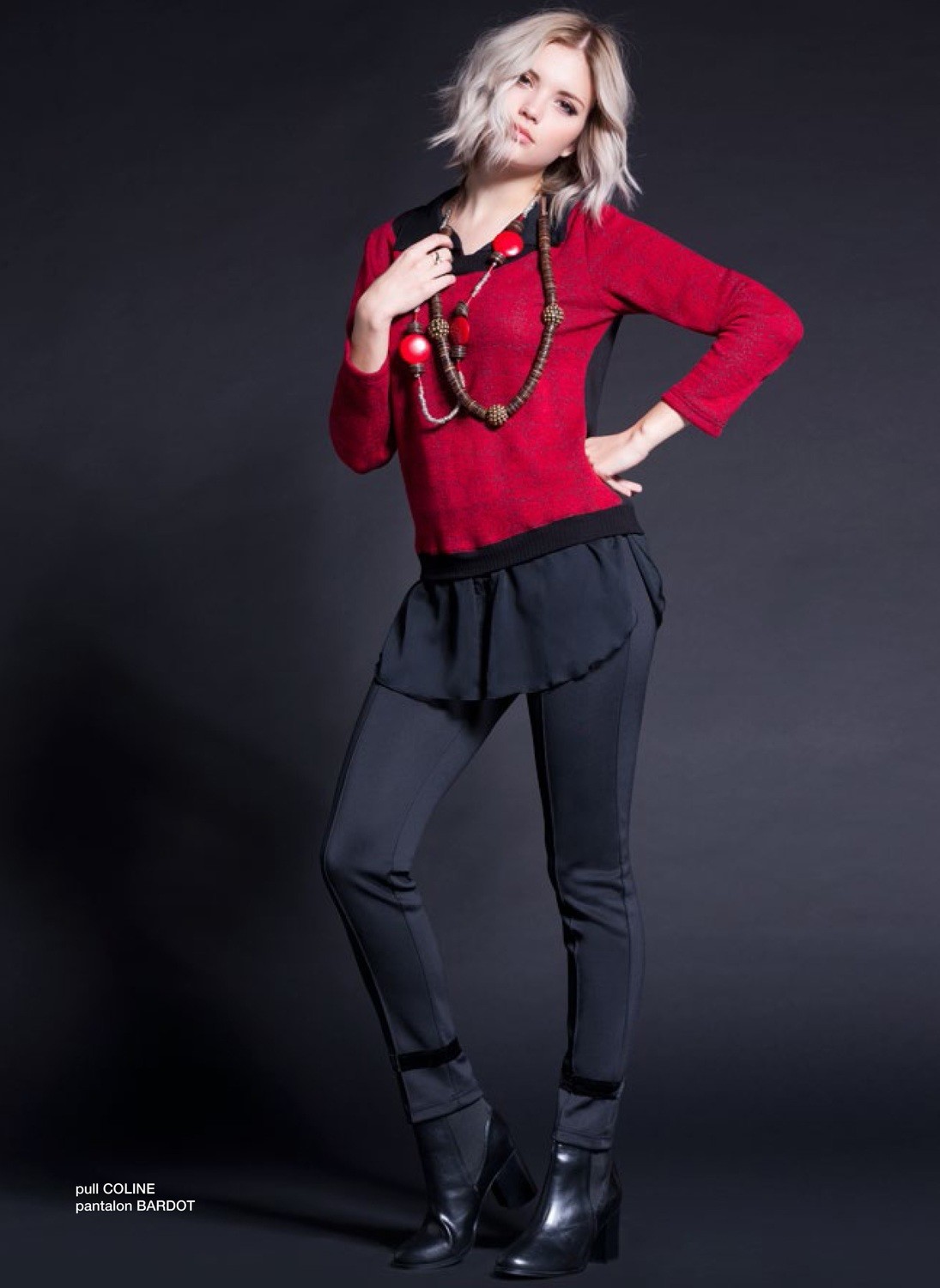 Maloka: Titillating Tricot Double Tunic SOLD OUT