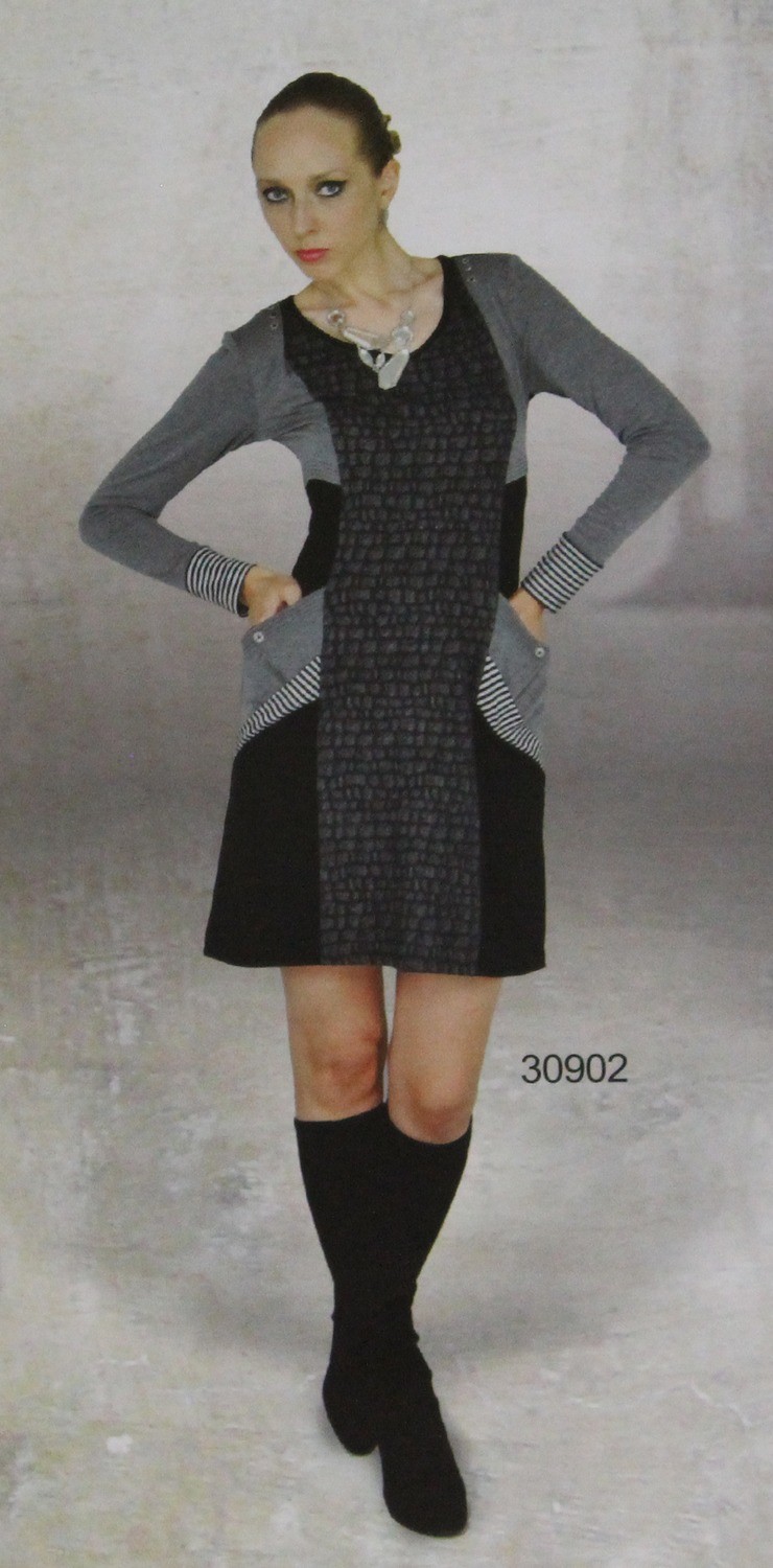 Dzhavael Couture: Smoking Grey Pocket Dress