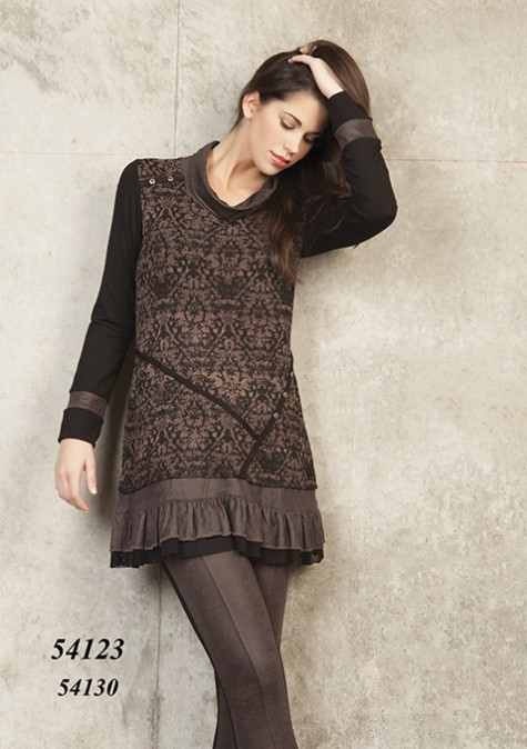 Dolcezza: Rose Powdered Sweater Tunic