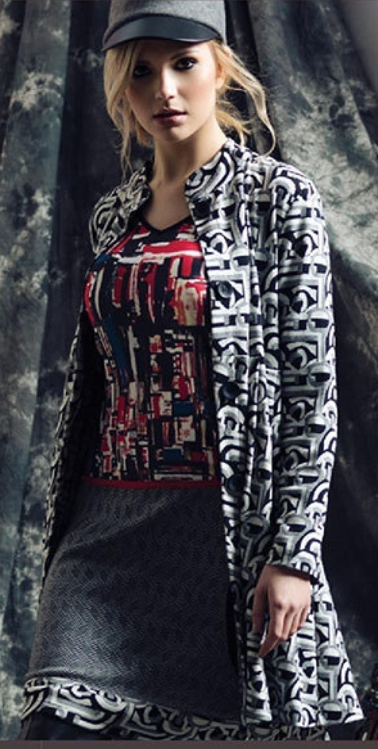 Maloka: Baby Rose Buds Jacquard Cotton Coat SOLD OUT