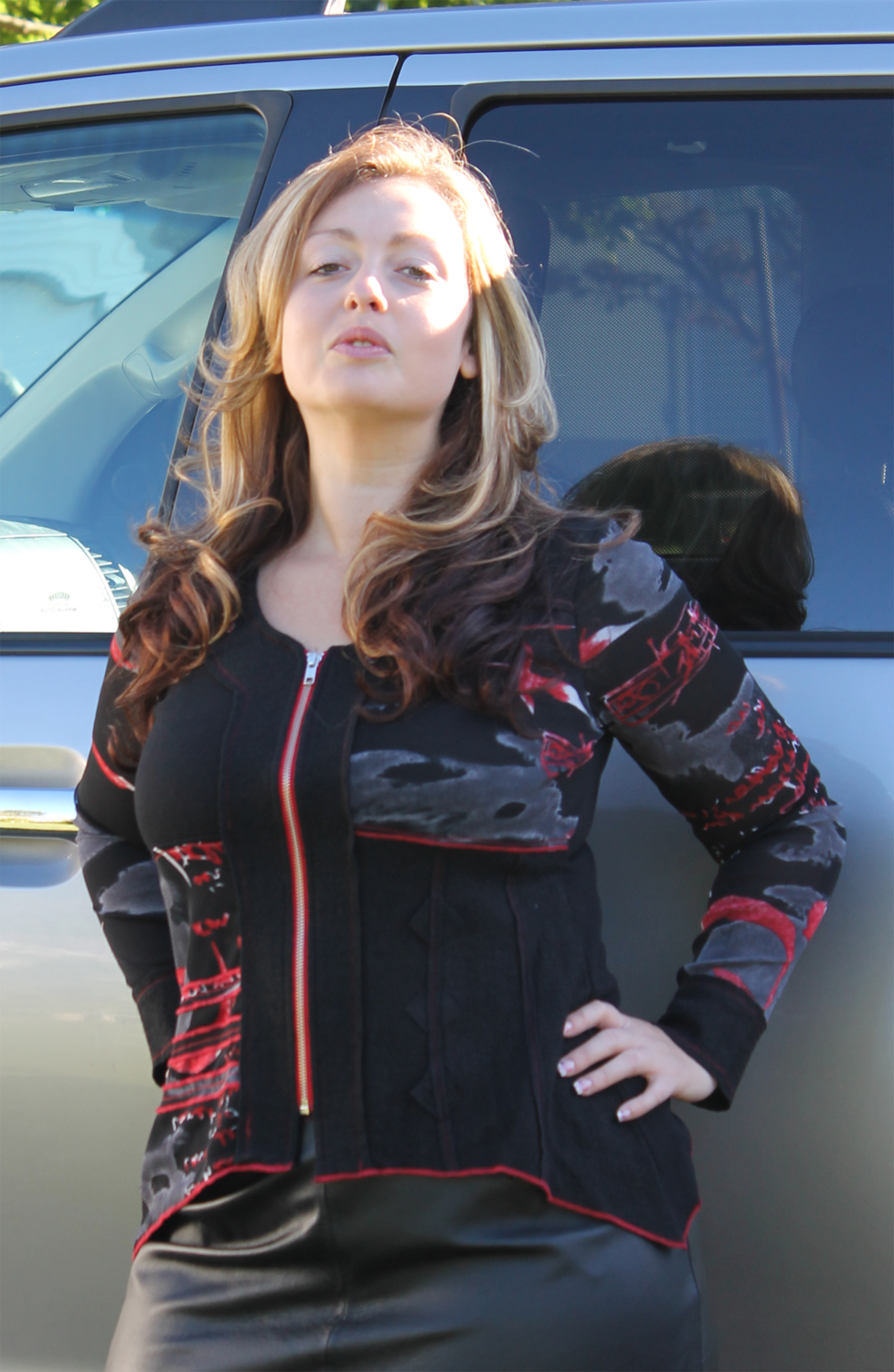 Dzhavael Couture Zip Up Cardigan SOLD OUT