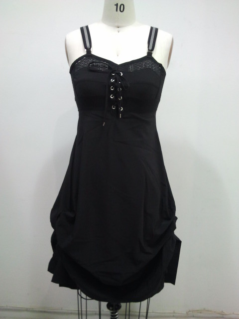 Dzhavael Couture: Corset Crush Dress (In Classique Black &amp; Midnight Blue)