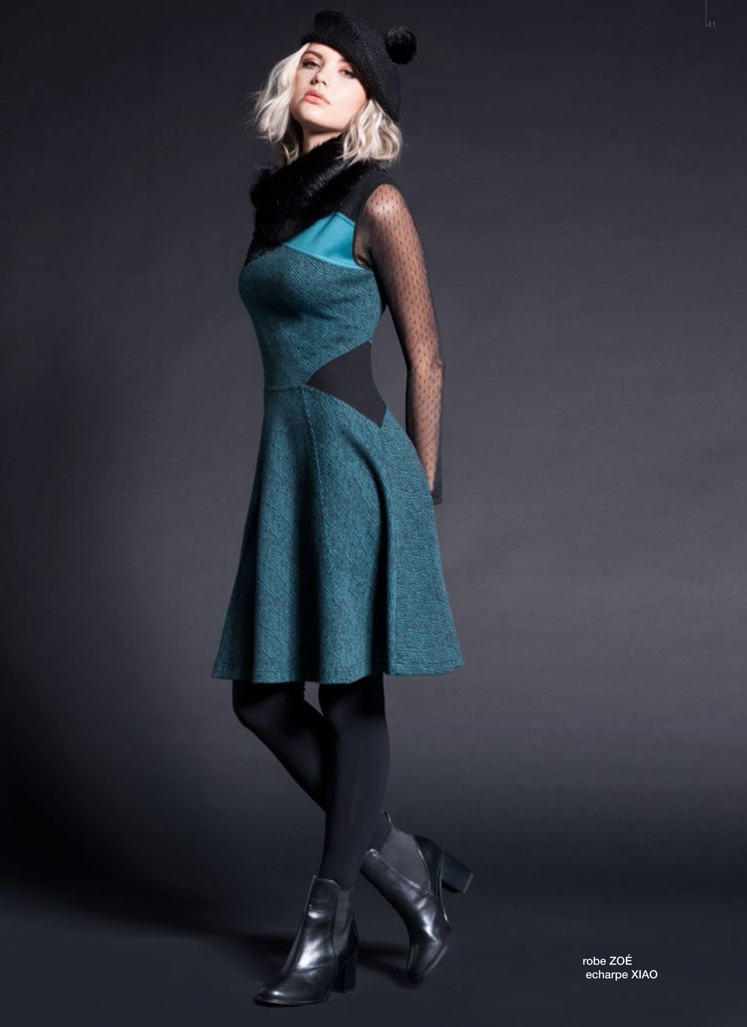 Maloka: Diamond Twist Tweed Dress SOLD OUT